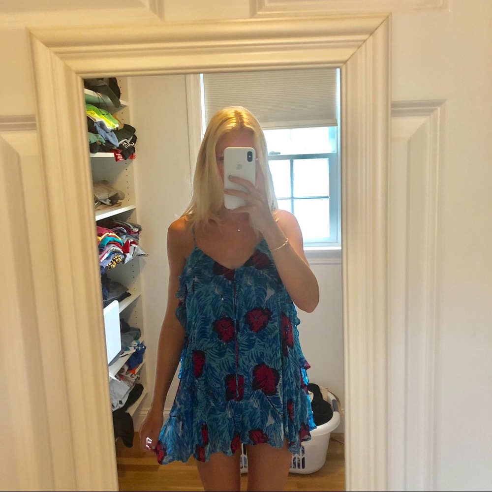 Free People Floral Romper